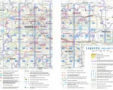 Mapa Krakowa i okolic z zaznaczonymi szlakami turystycznymi, idealna do odkrywania **atlas obscura krakow**.