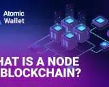Co to jest node w blockchainie? Grafika przedstawia sieć połączonych serwerów i chmurę, symbolizującą rozproszoną technologię.