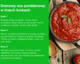 Domowy sos pomidorowy w trzech krokach. Pyszny, gęsty sos pomidorowy z bazylią, idealny do makaronu.