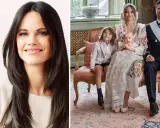 Prinsessan Sofia med sina prinsar. En familjebild med kunglig glans.