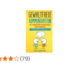 Buchcover: "Gewaltfreie Kommunikation mit Kindern und Jugendlichen in der Pubertät". Zwei Strichmännchen sprechen.