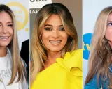 Trzy kobiety z blond włosami. Jedna w białej marynarce, druga w żółtej sukience, trzecia w dżinsowej kurtce.