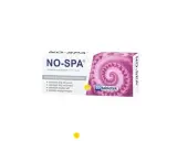 Opakowanie leku NO-SPA, 20 tabletek, na bóle brzucha. Nawet kotek mógłby poczuć ulgę.