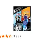 DVD-samling med filmer med John Travolta: Grease, Hairspray, Saturday Night Fever och Staying Alive.