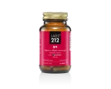 Suplement diety LABS 212 B9 z folianem Quatrefolic, aktywna forma kwasu foliowego, wspiera układ nerwowy. 60 kapsułek wege.