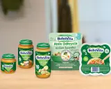 BoboVita: słoiczki od 4 miesiąca. Dynia z kurczakiem, zupa z królikiem i kluseczkami, obiadek z makaronem i szynką.