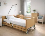 Łóżko rehabilitacyjne z wysięgnikiem, idealne do zapewnienia komfortu i wsparcia. Dofinansowanie do łóżka rehabilitacyjnego może ułatwić jego zakup.