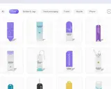Variedad de diseños para mockup marcapaginas, con diferentes estilos y colores, listos para personalizar.