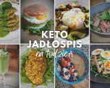 Keto jadłospis na tydzień: placki cukinii, jajko sadzone z awokado, sałatka z jajkiem i wołowiną, koktajl, kurczak i owsianka z owocami.