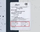 Etykieta produktu EPS 100 THERM. Grubość 200mm, powierzchnia krycia 1,5m². Ile styropianu 5 cm w paczce m2? Objętość paczki 0,3 m³.