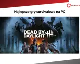 Okładka gry "Dead by Daylight" - jedna z najlepszych gier survivalowych na PC, gdzie gracze uciekają przed mordercą.