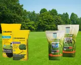 Jaka trawa na trawnik? Na zdjęciu mieszanki Barenbrug i Agro Land do trawników sportowych, ozdobnych i cienistych.