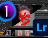 Comparativa visual: Capture One (logo 1) vs. Lightroom (logo Lr). ¿Cuál es tu editor favorito?