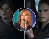 Adam Pålsson i olika roller, från dramatisk till rockstjärna. En collage som visar bredden i hans filmer och tv-program.