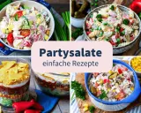 Die besten Salate zur Party: Cremige Nudel-, Kartoffel- und Schichtsalate, die jeden Gast begeistern. Einfache Rezepte für dein nächstes Fest.