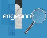 Une loupe examine le mot "engeance", révélant un texte ancien.