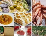 Deliciosa comida típica de Almería: pulpo, guisos, quesos y más.