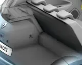 Maletero del Renault Zoe, listo para cargar tus compras o equipaje.