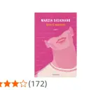 Book cover for "Dove ti nascondi" by Marzia Sicignano, featuring a pink illustration of a face and handwritten text.