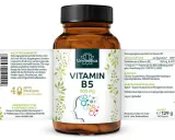 Flasche Unimedica Vitamin B5 (Pantothensäure), 500 mg. Hilft bei normaler geistiger Leistung.