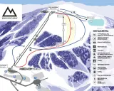 Mapa ośrodka Beskid Sport Arena. Trasy narciarskie w Szczyrku: zobacz, ile km tras czeka na narciarzy i snowboardzistów.