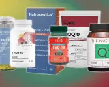 Plusieurs marques de suppléments de Coenzyme Q10, vantant leurs coenzyme q10 bienfaits pour l'énergie et la vitalité.