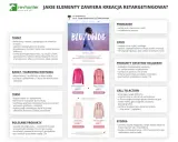 Promowanie firmy: kreacja retargetingowa z elementami zachęcającymi do zakupu, np. rabat, polecane produkty, CTA.