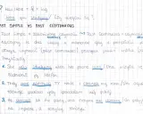 Notatki o czasach Past Simple i Past Continuous. Past Simple to zakończone czynności, Past Continuous to czynności trwające. Używamy ich, gdy jedna czynność (past continuous) przerywa inną, krótką (past simple).