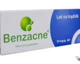 Opakowanie leku Benzacne, żelu na trądzik z nadtlenkiem benzoilu. Szukasz zamiennika? Sprawdź skład.