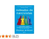 Portada del libro "Rodeados de narcisistas", con siluetas bajo focos, ilustrando la proyeccion narcisista.