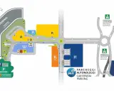 Schemat lotniska Neapol. Jak dojechać z lotniska do centrum? Znajdź taksówki, parkingi, wypożyczalnie aut i autobusy.