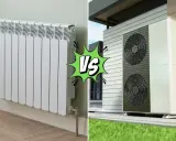 Comparaison entre une pompe à chaleur extérieure et un radiateur électrique intérieur. Lequel choisir pour chauffer votre maison ?