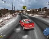 Rajdowy Citroen Xsara na śnieżnej trasze, próba pobicia rekordu w najlepszym Need for Speed.