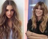 Dos mujeres con un hermoso corte pelo ondulado. La de la izquierda luce un estilo natural y desenfadado, mientras que la de la derecha sonríe con un corte más moderno.