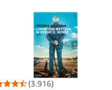 Copertina del libro "L'uomo che metteva in ordine il mondo" di Fredrik Backman. Un uomo anziano, simile a Mr. Ove, con un tubo in mano, guarda verso l'orizzonte.