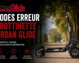 Diagnostic des codes erreur trottinette électrique Urban Glide, avec solutions pour le code erreur e5.