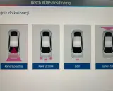 System ADAS: wybór czujnika do kalibracji - kamera przednia, radar, lidar, kamera tylna.