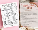 Juegos para despedida de soltera: un divertido juego de Mad Libs y un quiz de películas románticas para celebrar a la futura novia.
