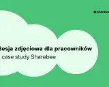 Sesja zdjęciowa dla pracowników - case study Sharebee. Fotografia stockowa.