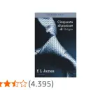 Copertina di "Cinquanta sfumature di Grigio" di E L James, con un nodo di cravatta in primo piano.