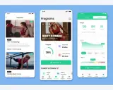 Aplikacja fitness iPhone z programami treningowymi, takimi jak Kickboxing i Body Combat, oraz śledzeniem wagi i postępów.