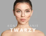 Modelowanie twarzy: technika konturowania dla podkreślenia rysów. Jasne i ciemne tony tworzą iluzję głębi i kształtu.