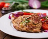 Grillowany stek z rozmarynem i warzywami, idealny na dietę lwa.