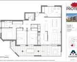 Plano de vivienda con distribución de habitaciones y terraza. La orientación ideal para una casa en España es clave para el confort.