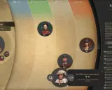 Anno 1800 poradnik: interfejs gry z postaciami, zasobami i opcjami dyplomatycznymi.