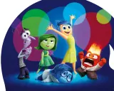Personajes de "Inside Out" muestran emociones, clave para la inteligencia emocional niños. Alegría, Tristeza, Miedo, Asco y Furia.