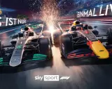 Formel 1 TV: Zwei Boliden rasen im Duell, Funken sprühen. Erlebe die Spannung live auf Sky Sport.