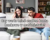 Para dyskutuje o finansach, zastanawiając się nad **osobnymi kontami w małżeństwie a podziałem majątku**.