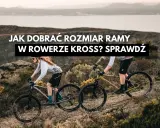 Dwie osoby na rowerach górskich Kross zjeżdżają po skalistym zboczu. Dowiedz się, jak dobrać rozmiar ramy kross, by jazda była komfortowa.