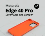 Pomarańczowe etui Motorola Edge 40 Pro, idealne do ochrony Twojego telefonu.